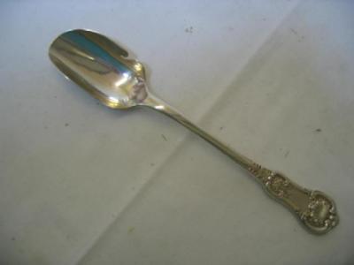 Appraisal: A SCOTTISH WILLIAM IV CHEESE SCOOP in Kings pattern Glasgow