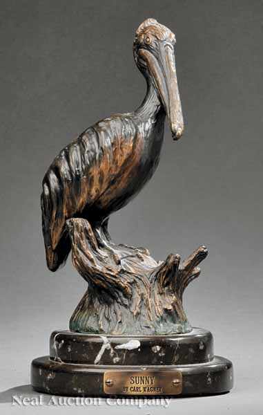 Appraisal: An American Patinated Bronze Figure of Sunny after Carl Wagner