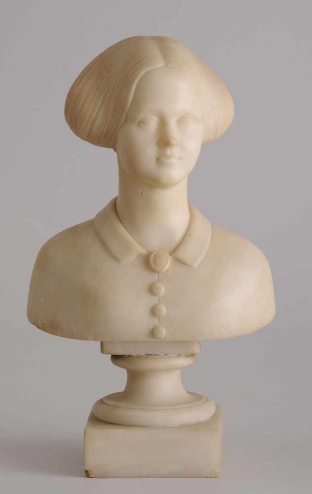 Appraisal: TH C SCHOOL PORTRAIT BUST OF A LADY Marble unsigned