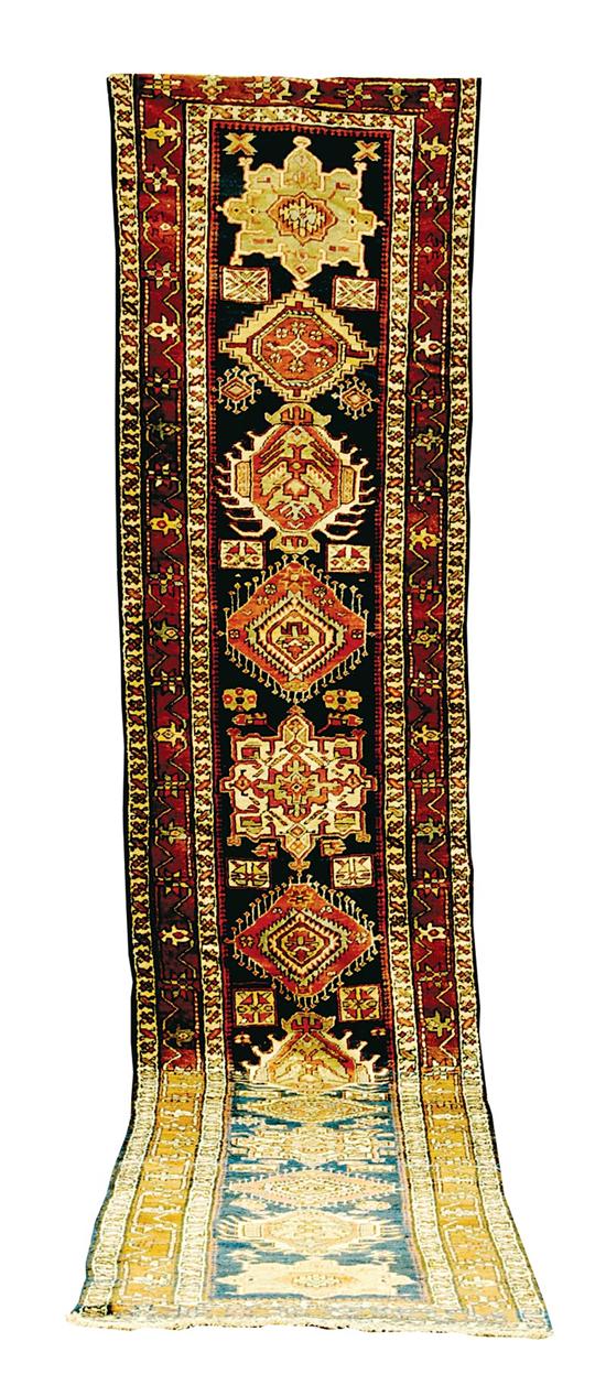 Appraisal: Antique Persian Serapi runner ' x ' Very good condition