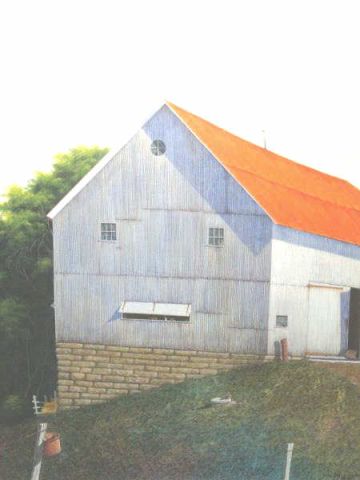 Appraisal: SMITH Gerald O C of Connecticut Barn Style of Wyeth