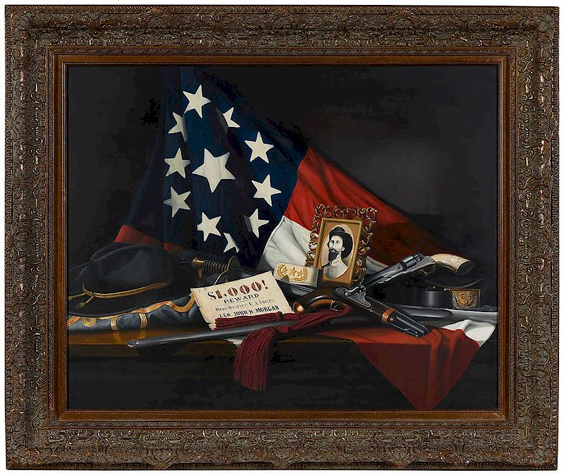 Appraisal: Philip Phifer American th century Brothers of the South Flags