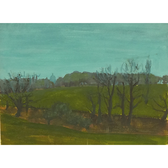 Appraisal: John Button American - Hampstead Heath watercolor x signed and