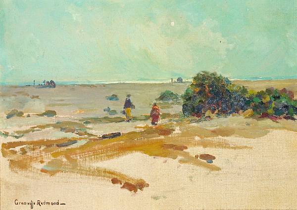 Appraisal: Granville Redmond - The Artist's Family on the Sand Dunes