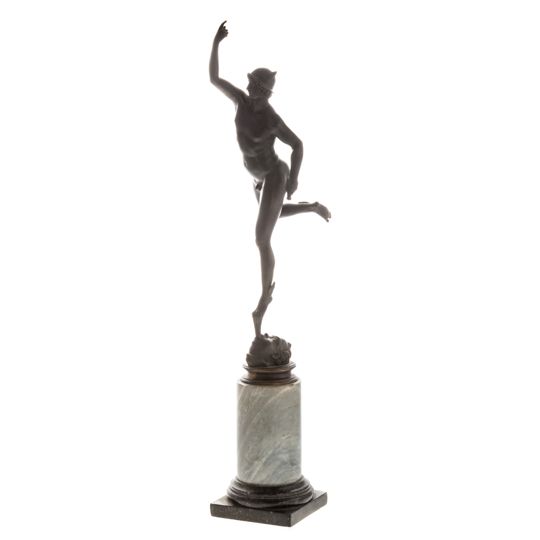 Appraisal: After Giambologna Mercury Grande Tour bronze late th century on