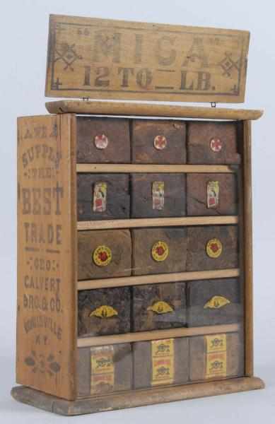 Appraisal: Calvert Tobacco Display Description Very nice early Calvert display with