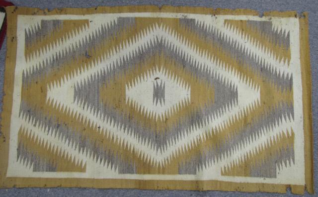 Appraisal: Group of three Native American rugs including '' x ''