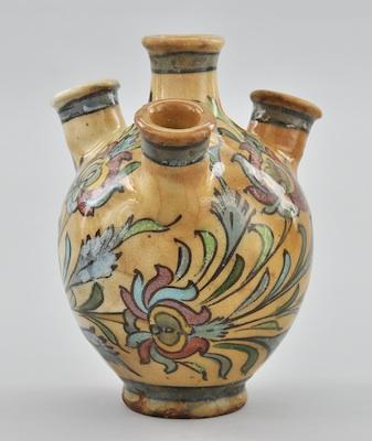 Appraisal: A Persian Tulip Vase ca th Century Earthenware vase with