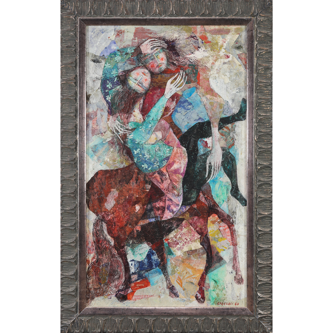 Appraisal: PAINTING ITALIAN SCHOOL Italian School th st century Abstract Centaur