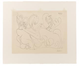 Appraisal: Picasso La Pique I Marina Picasso Collection Pablo Picasso Spanish