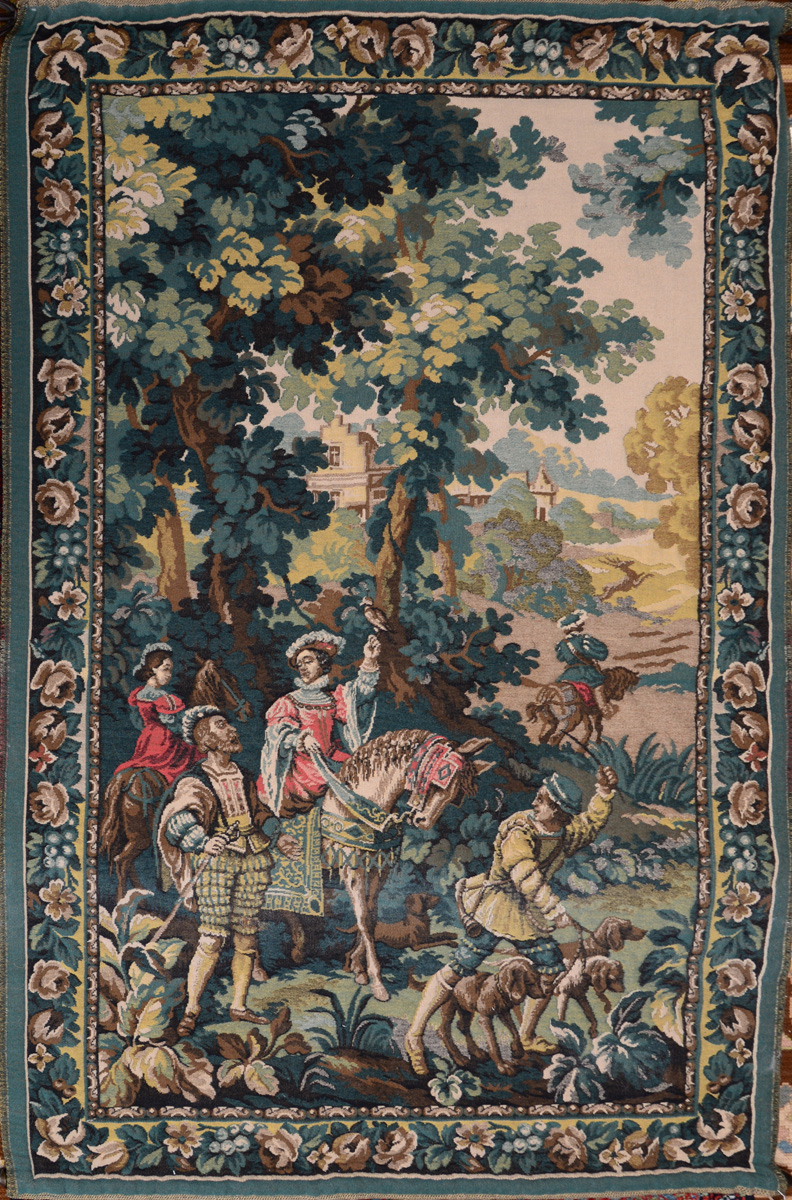 Appraisal: Verdure Needlework Tapestry ft in x ft in Estimate -