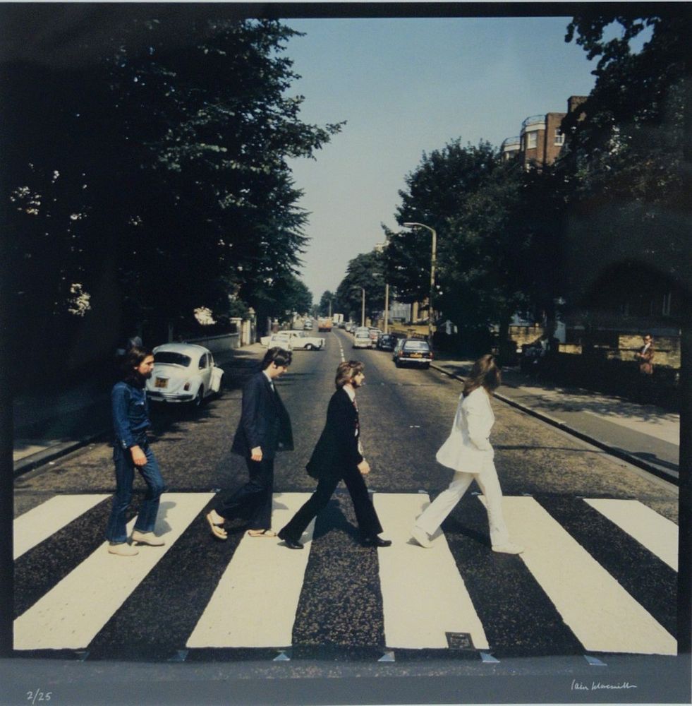 Appraisal: Iain MacMillan Scottish - The Beatles Abbey Road Outtake dye