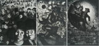 Appraisal: Mario Avati etchings Mario Avati French - - ''Les Extravagants