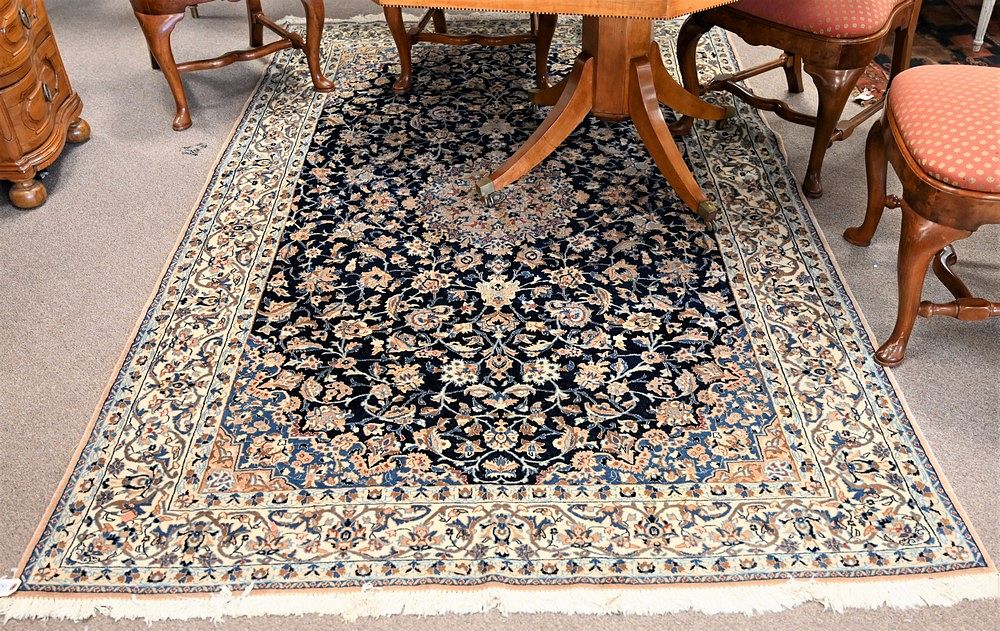 Appraisal: Kashan Oriental Area Rug ' x ' Kashan Oriental Area