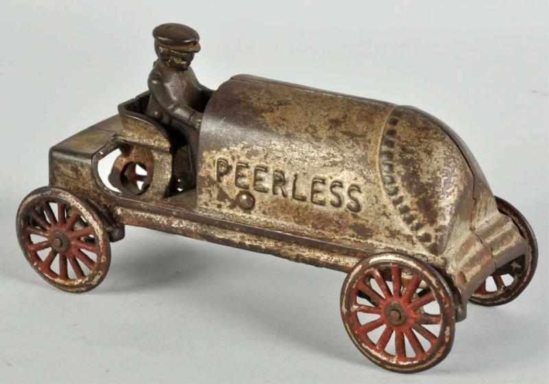 Appraisal: Cast Iron Kenton Peerless Race Car Toy Description American Larger