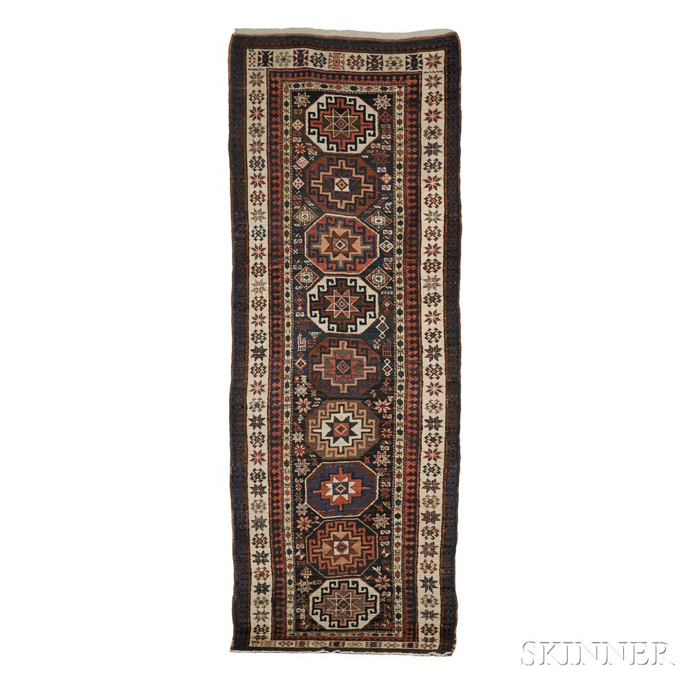 Appraisal: Kurd Long Rug Northwest Persia early th century nine vertical