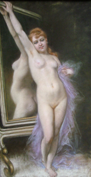 Appraisal: Follower of Ladislaus Bakalowics Polish - - Female nude standing