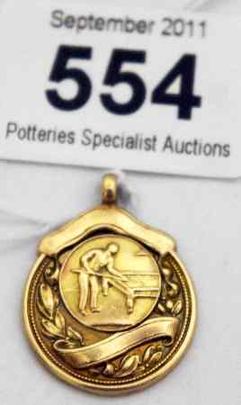 Appraisal: ct Snooker Medal g