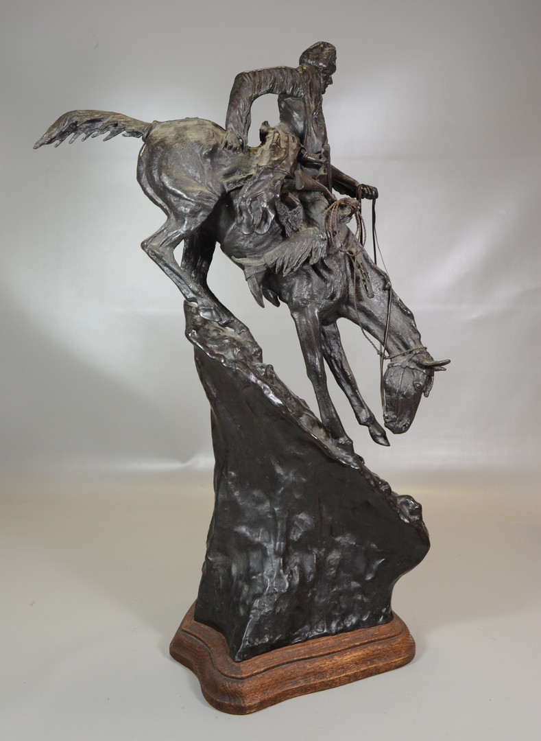 Appraisal: Ahter Frederick Remington The Mountain Man bronze sculpture original cast