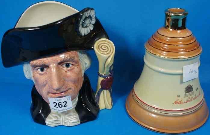 Appraisal: Royal Doulton Large Character Jug George Washington D seconds and