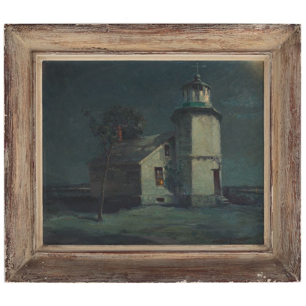 Appraisal: George Lambert Still is the Night-Stonington CT Attributed to George