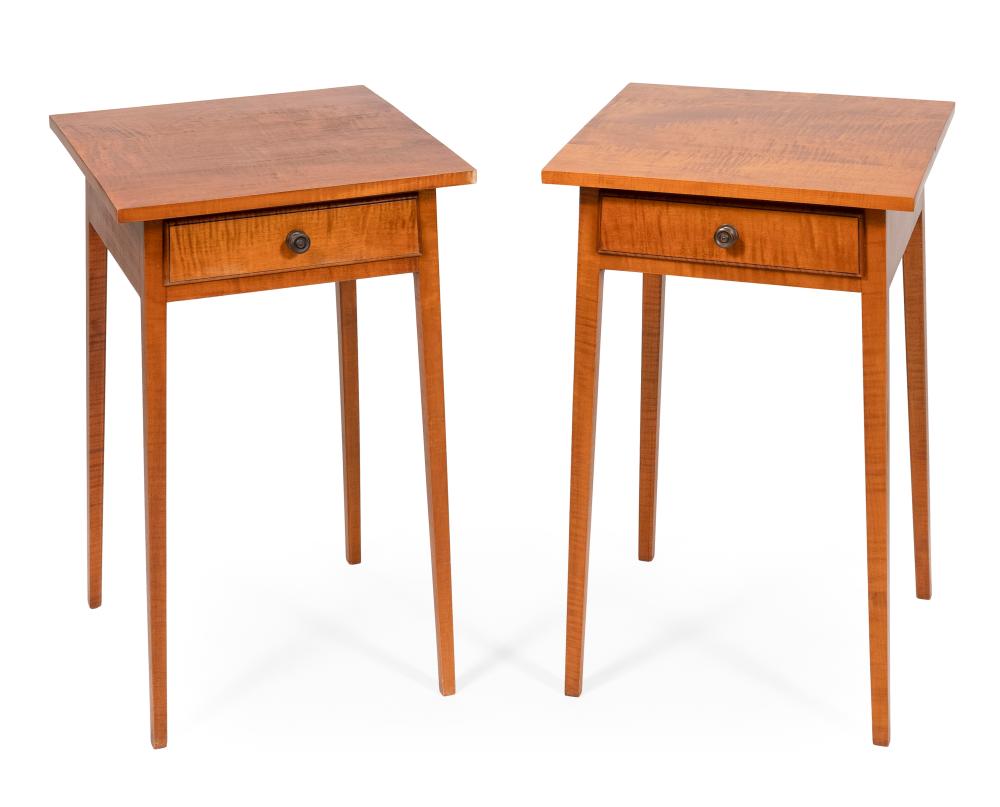 Appraisal: PAIR OF ELDRED WHEELER STANDS MASSACHUSETTS TH CENTURY HEIGHTS WIDTHS