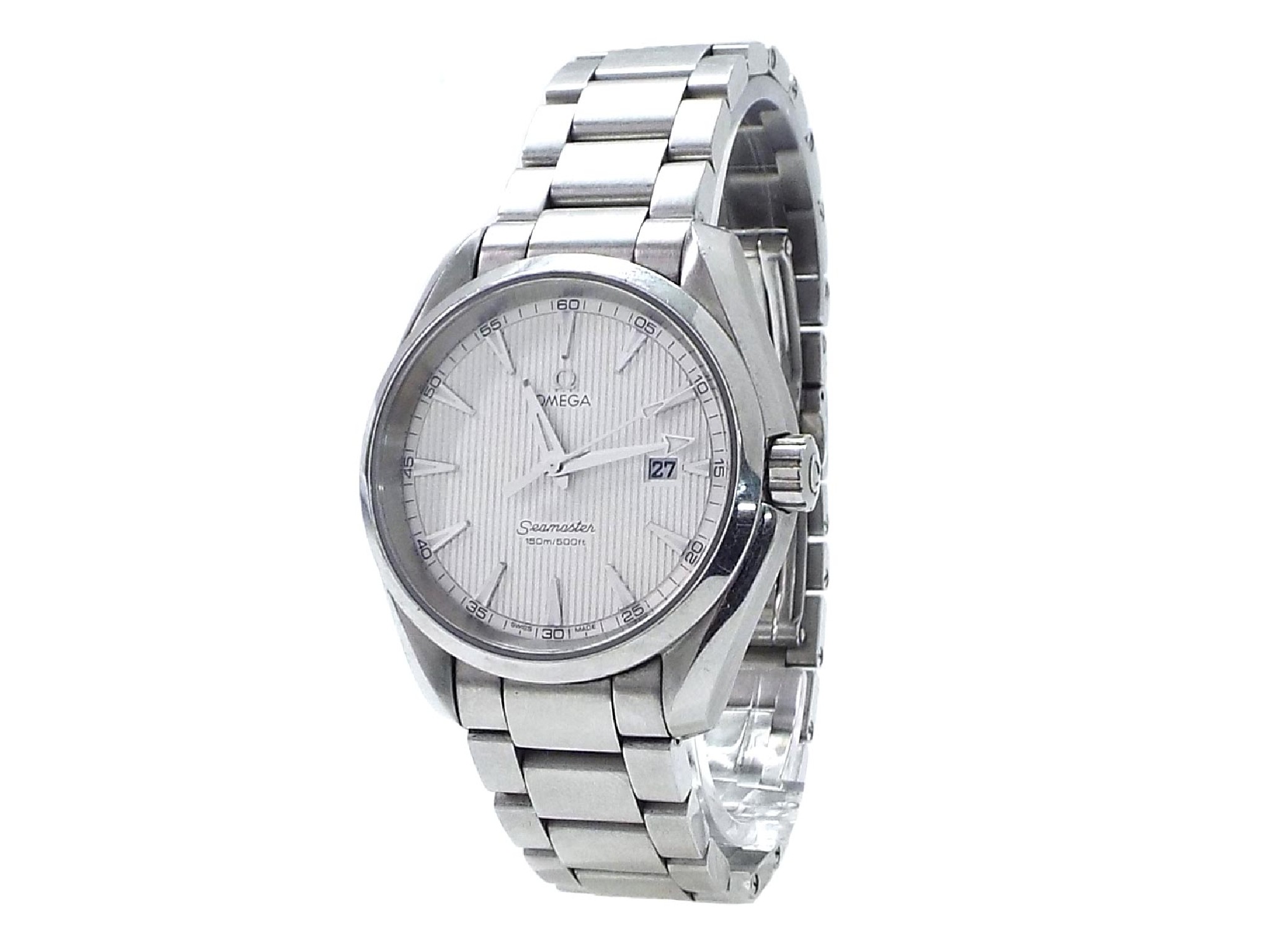 Appraisal: Omega Seamaster Aqua Terra m stainless steel gentleman's bracelet watch