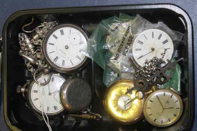 Appraisal: A COLLECTION OF VARIOUS POCKET WATCHES including a silver example