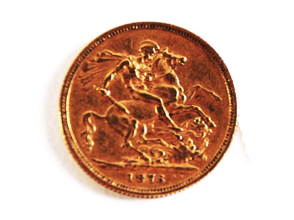 Appraisal: VICTORIA GOLD SOVEREIGN with 'S' below head for Sydney mint