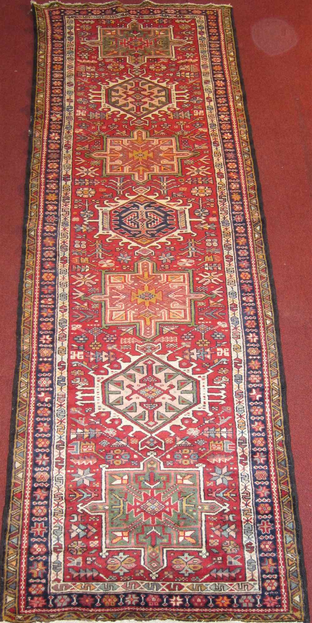 Appraisal: PERSIAN KARAJAH RUG approx ' '' x ' '' retail