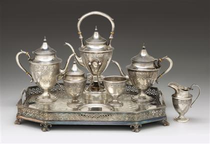 Appraisal: Sterling silver tea and coffee service ellmore silver co inc