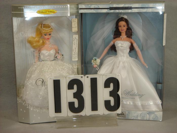 Appraisal: Lot of Collector Edition Barbie's Wedding Day and first in