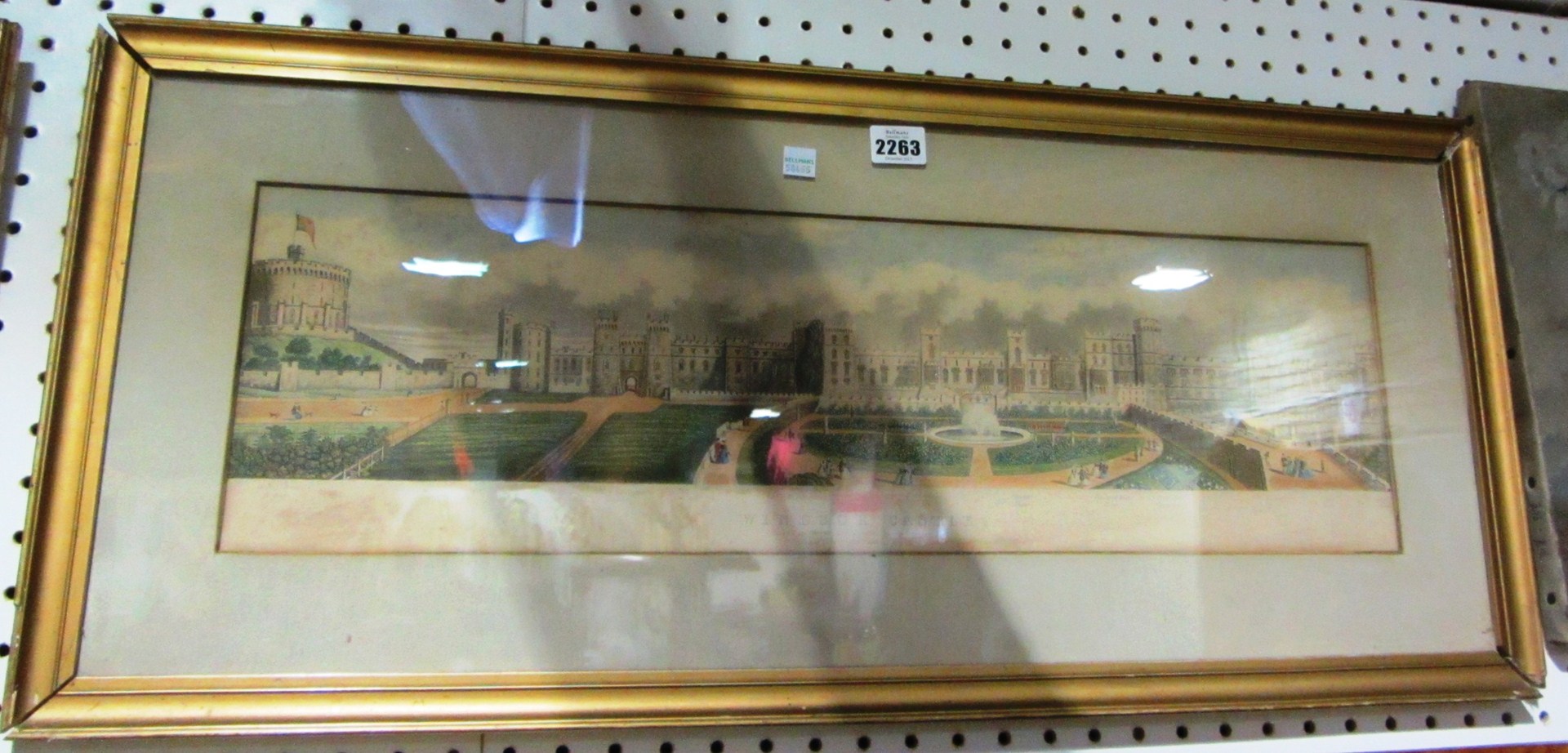 Appraisal: W T Taylor Publisher Windsor Castle engraving with hand colouring