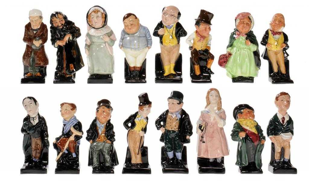 Appraisal: SIXTEEN ROYAL DOULTON DICKENS SERIES FIGURES all different bone china