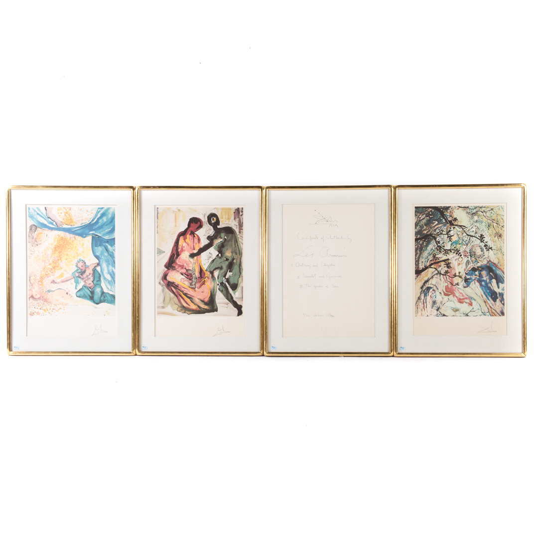 Appraisal: Salvador Dali Les Amoureux color lithographs Spanish - Les Amoureux'