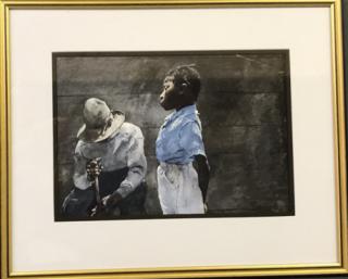 Appraisal: Andrew Wyeth Print Granddaughter Andrew Wyeth American - framed and