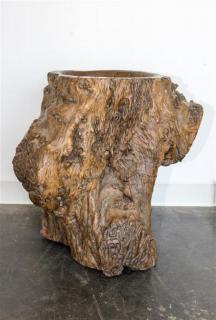 Appraisal: A Modern Wood Umbrella Stand Height inches A Modern Wood