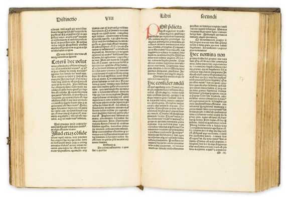 Appraisal: Incunabulum - Petrus Lombardus Sententiarum libri IV n p n