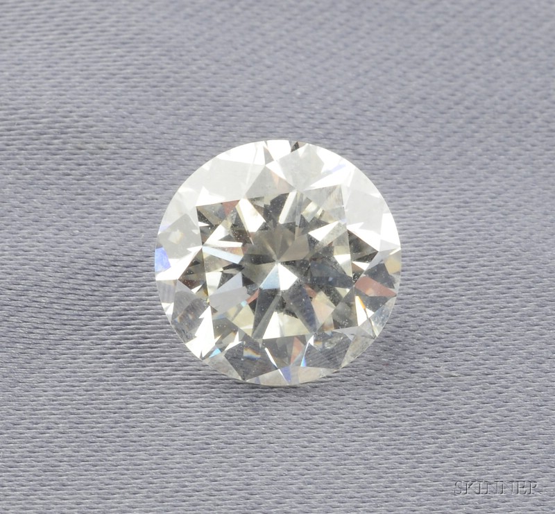 Appraisal: Unmounted Old European-cut Diamond weighing cts Note Accompanied by GIA