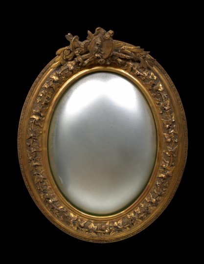 Appraisal: Louis XVI-Style Convex Looking Glass second quarter th century the