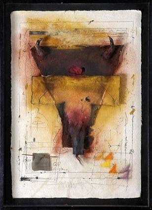 Appraisal: FREDERIC AMAT b BRAU Mixed media on paper x in