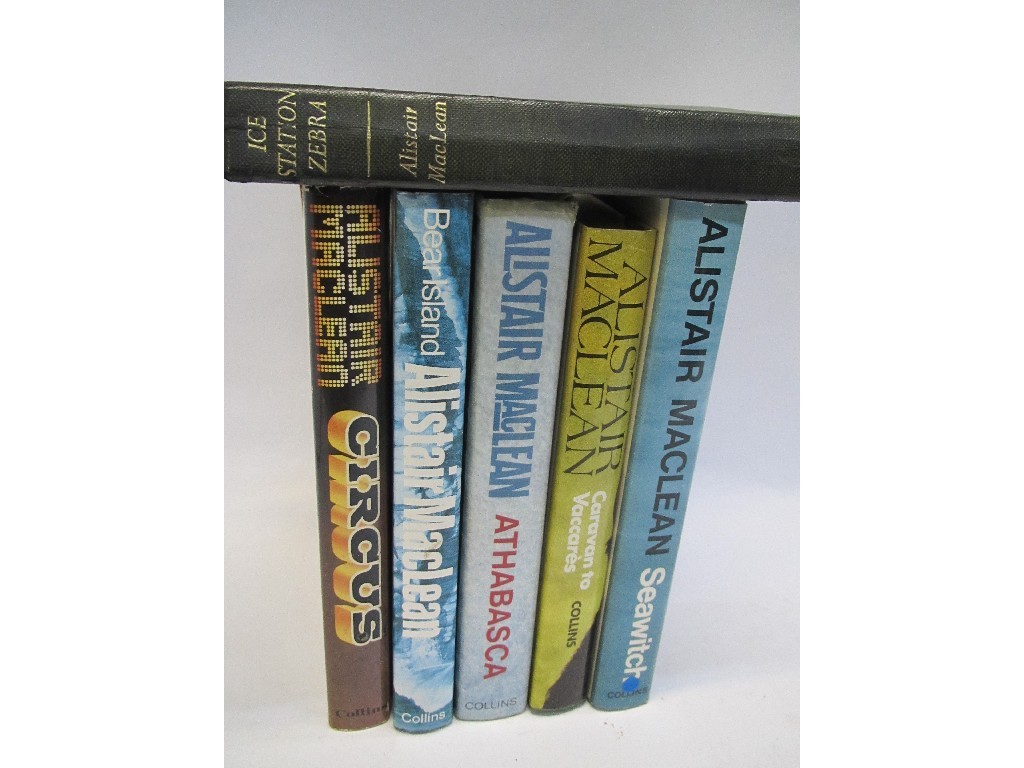 Appraisal: Lot comprising six First edition novels by Alistair MacLean -'Caravan