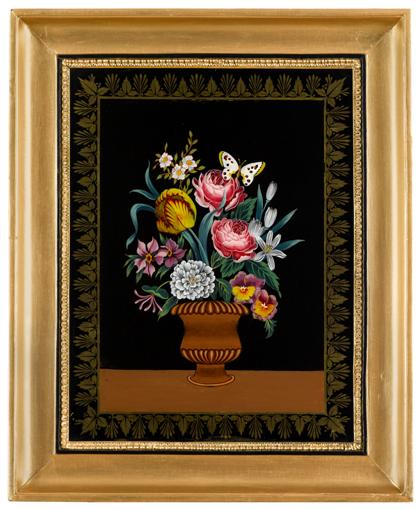 Appraisal: Continental School th th centurypair of still lifes of flowers