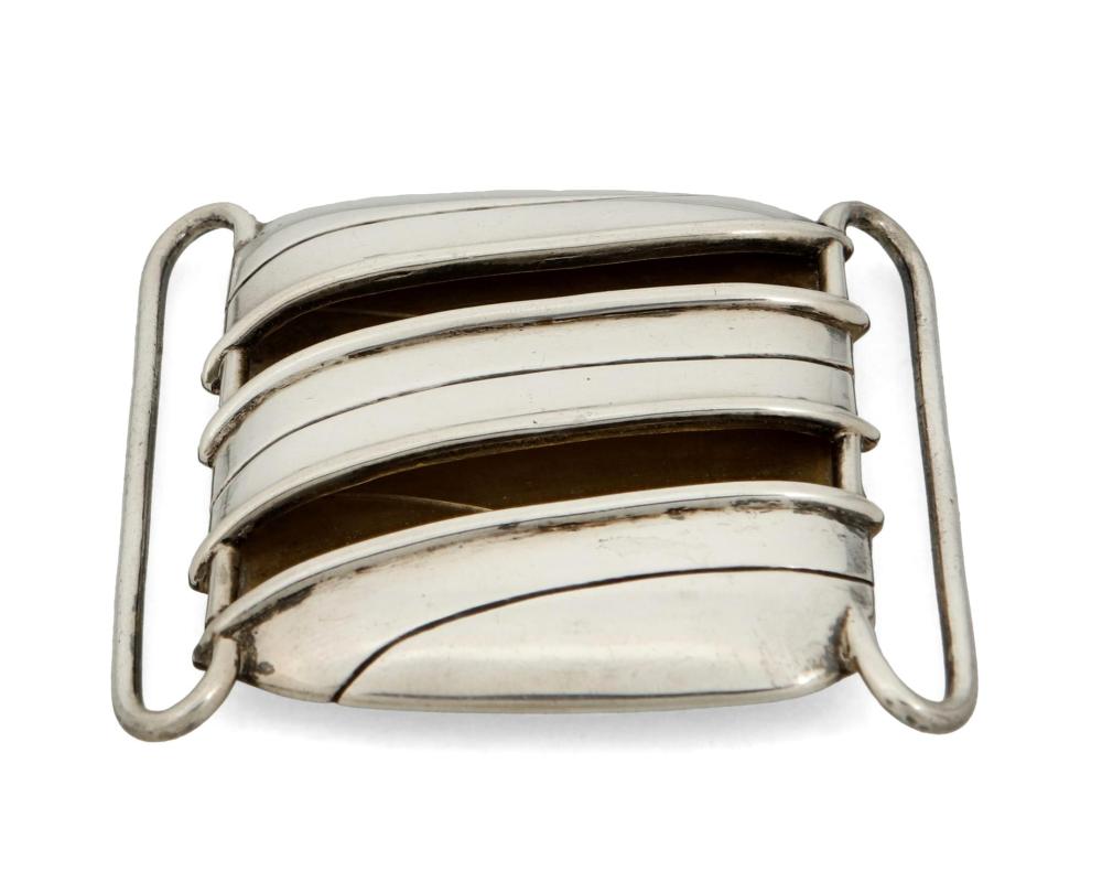 Appraisal: A William Spratling two-tone belt buckle William Spratling - Circa