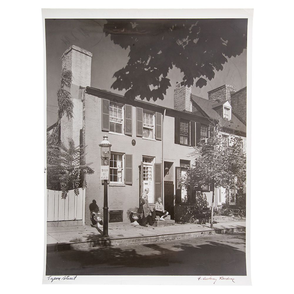 Appraisal: A Aubrey Bodine Tyson Street American - Gelatin silver print