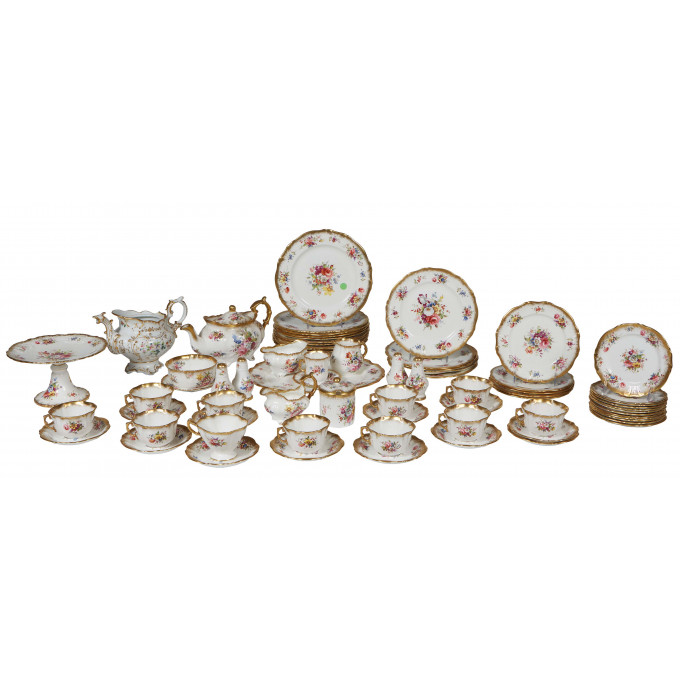 Appraisal: Seventy-One Piece Bone China Dinner Set by Hammersley th c