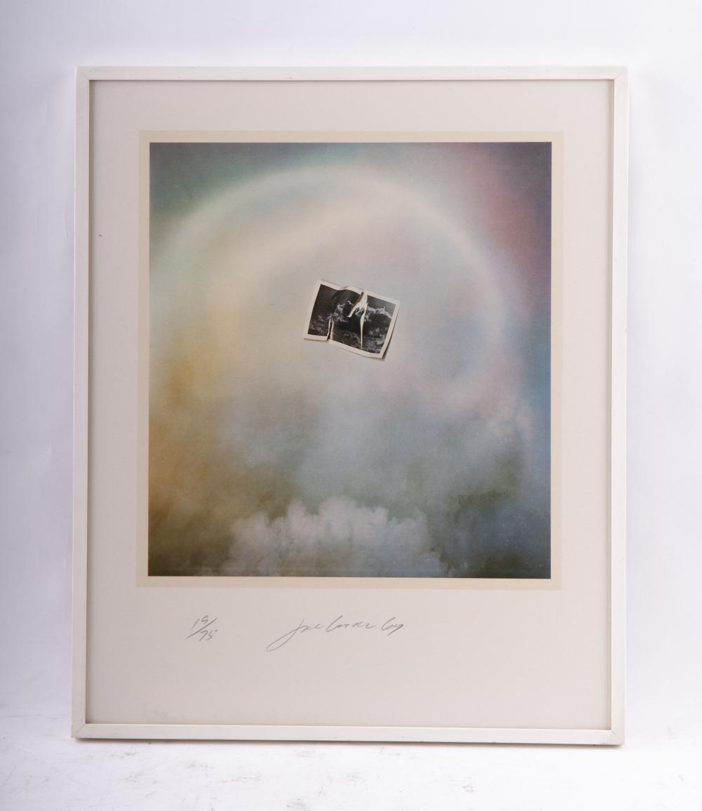 Appraisal: JOE GOODE UNTITLED FROM 'THE BLUE CLOUD SERIES' circa lithograph