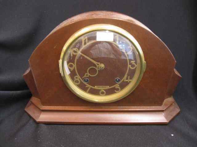 Appraisal: Seth Thomas Mantle Clock mahogany case brass numbered dial ''