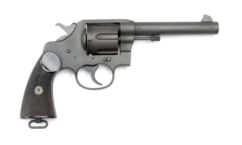 Appraisal: British Proofed Colt New Service Revolver Serial This revolver was