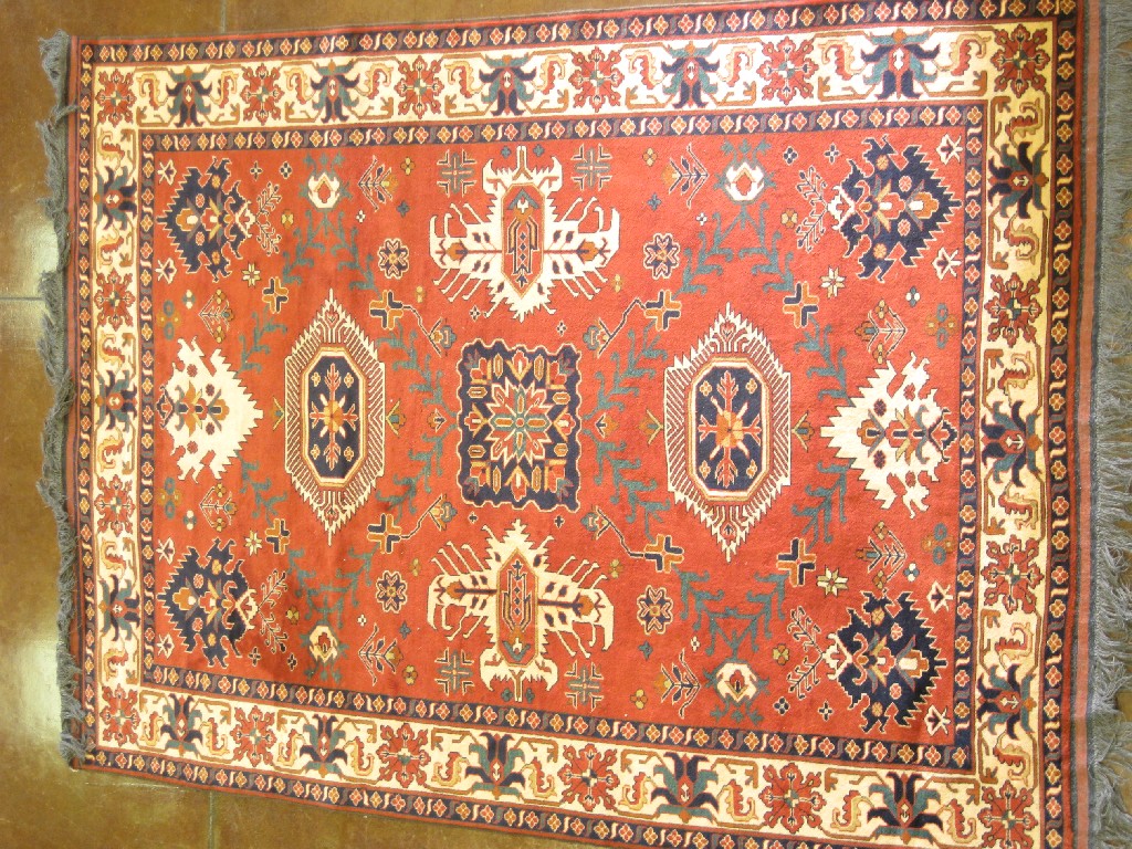 Appraisal: A th Century Afghan Karzai Carpet